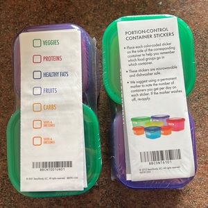 Beach body measuring containers